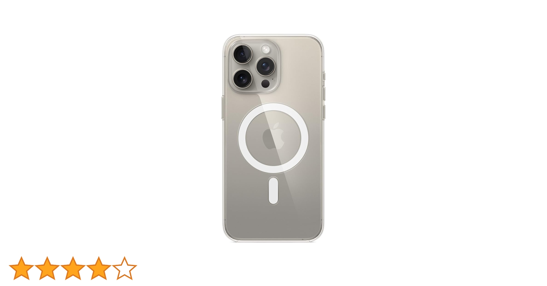 Apple iPhone 15 Pro 純正クリアケース付 レビュー】Apple純正「MagSafe対応iPhone 15 Proクリアケース